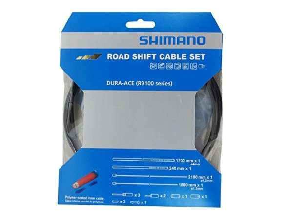 Rumblebikes-Shimano Juego CABLE/FUNDA CAMBIO POLIMERO OT-RS900