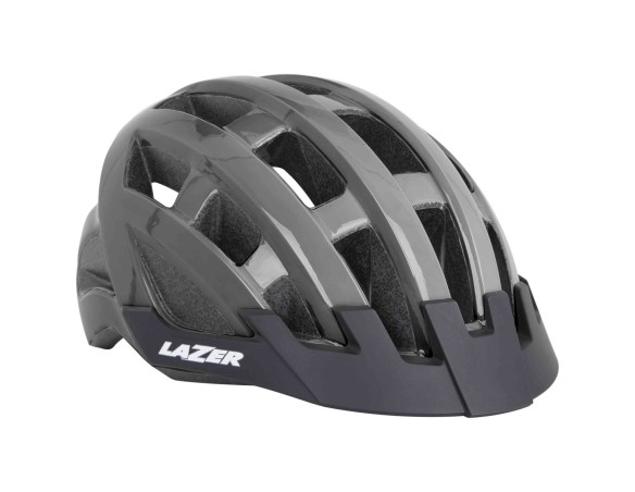 Rumblebikes-Lazer Compact Gris Titanio Uni-Adult-Cascos