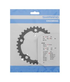 Shimano Plato 34D Sora FC-3550 110mm BCD. Negro
