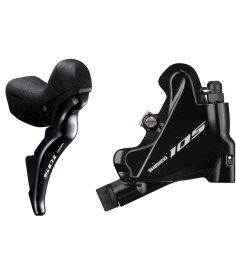 Shimano Kit Freno Disco Trasero Plata ST-R7025 BR-R7070 con latiguillo