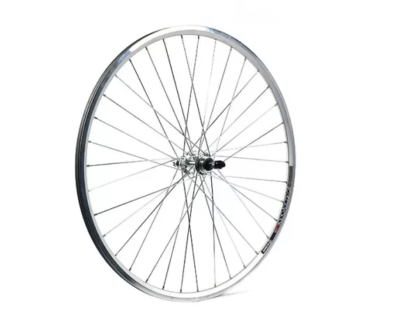 Rueda M-Part 700C x 13 mm QR fo multi freewheel 130 mm plata