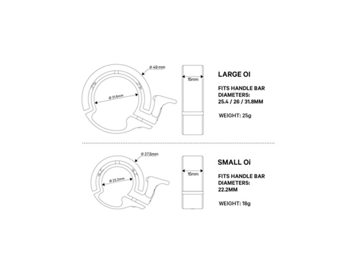 Timbre KNOG OI CLASSIC pequeño