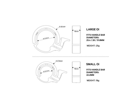 Timbre KNOG OI CLASSIC pequeño