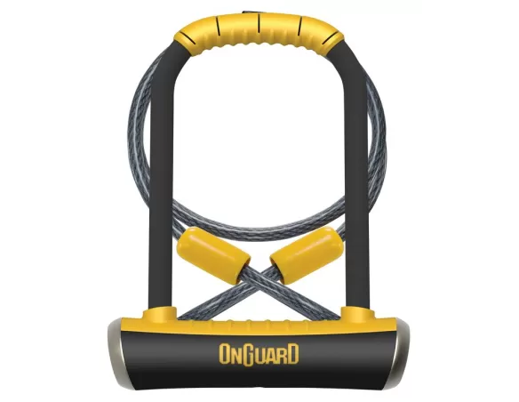 Antirrobo "U" con cable y soporte|Pitbull Mini DT 8005 115 x 230 Ø 14 mm