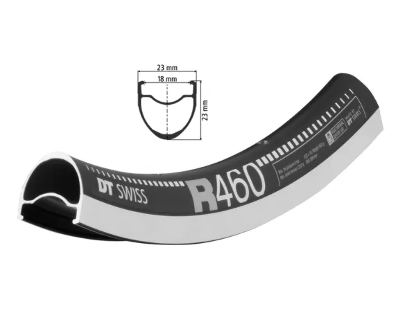 Llanta  DT Swiss R 460 28" negro|622-18 VL 6