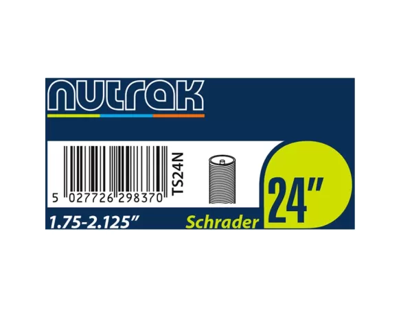 Cámara Nutrak 24 x 1.75 2.125" auto-sellante Schrader