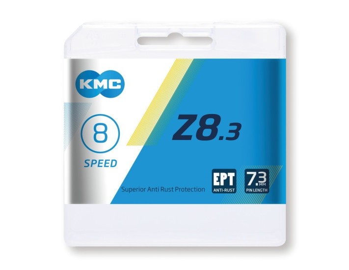 Cadena KMC Z8 EPT anticorrosion 1 2 x 3 32 114 eslabones 71mm 8 v