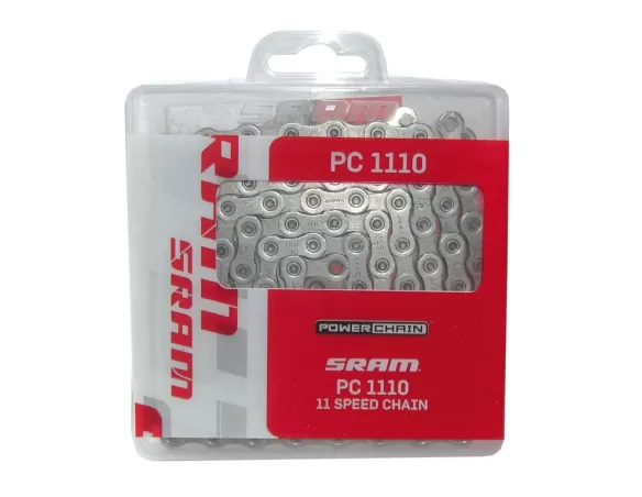 Cadena Sram PC 1110 SolidPin 114 eslabones 11 v con Power Lock