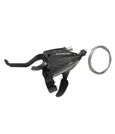 Maneta FC Shimano ST EF 500 2 dedos 3 v izquierdo V Brake 1800mm negro