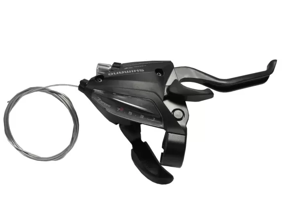 Maneta FC Shimano ST EF 500 2 dedos 7 v derecha V Brake 2050mm negro