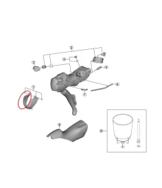 EMBELLECEDOR MANETA ST RS405 DCHO