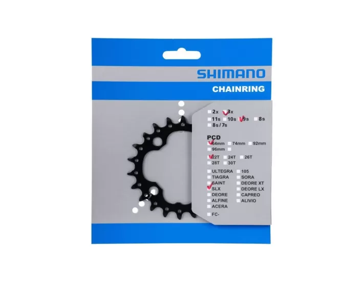 PLATO 22D SHIMANO M660 617 677 NEGRO