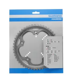 PLATO 50D SHIMANO 5703 105 TIPO D PLATA
