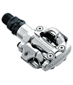PEDALES SHIMANO M 520 SPD PLATA