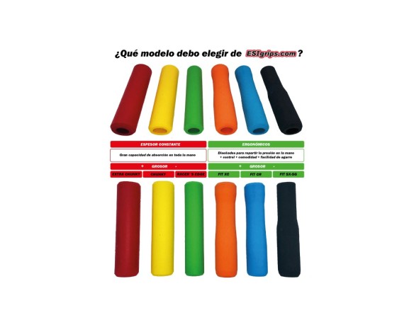 Rumblebikes-ESIgrips Chunky Naranja-Puños